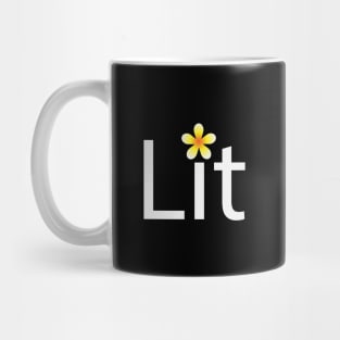 Lit artistic text design Mug